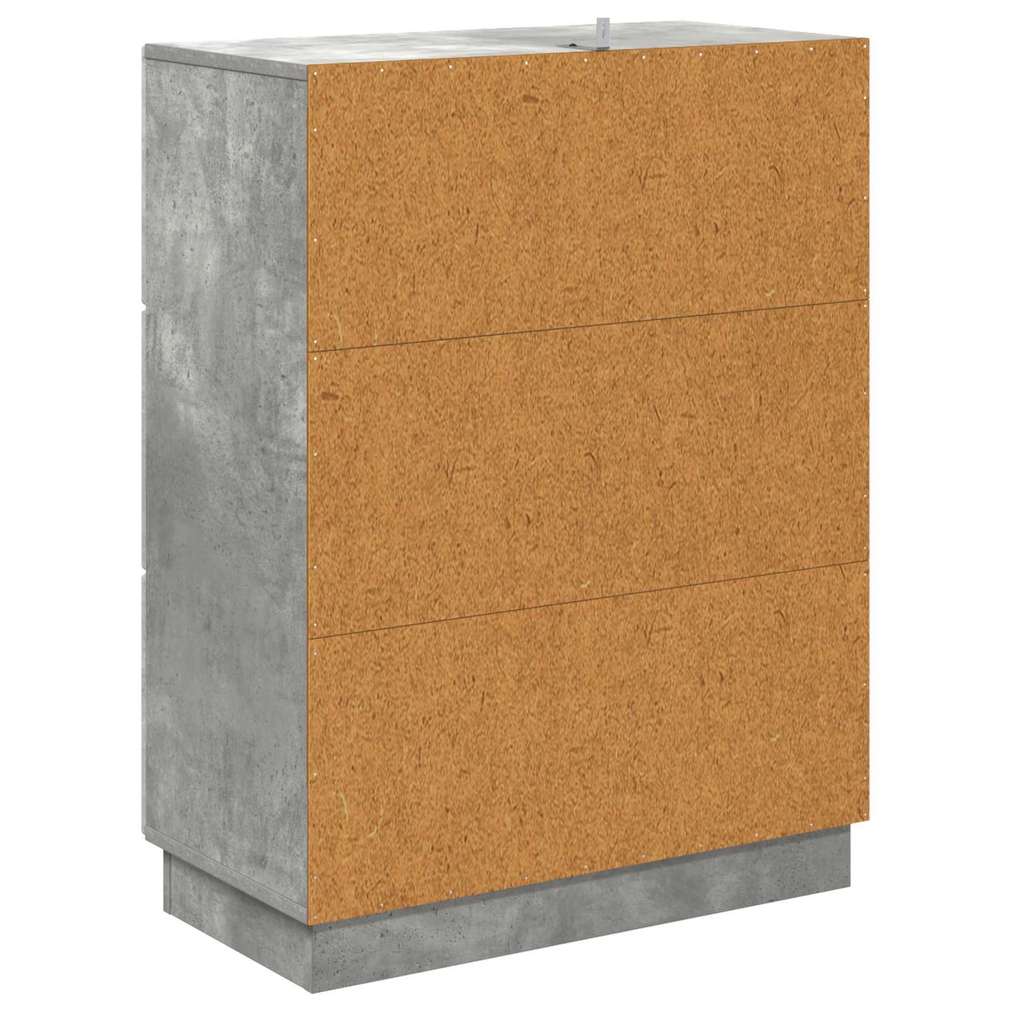 Mobile con Cassetti Grigio Cemento 66 x 34,5 x 87 cm