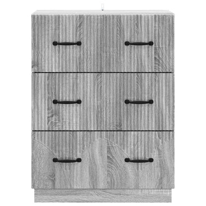 Mobile con Cassetti Grigio Sonoma 66 x 34,5 x 87 cm | homemem39