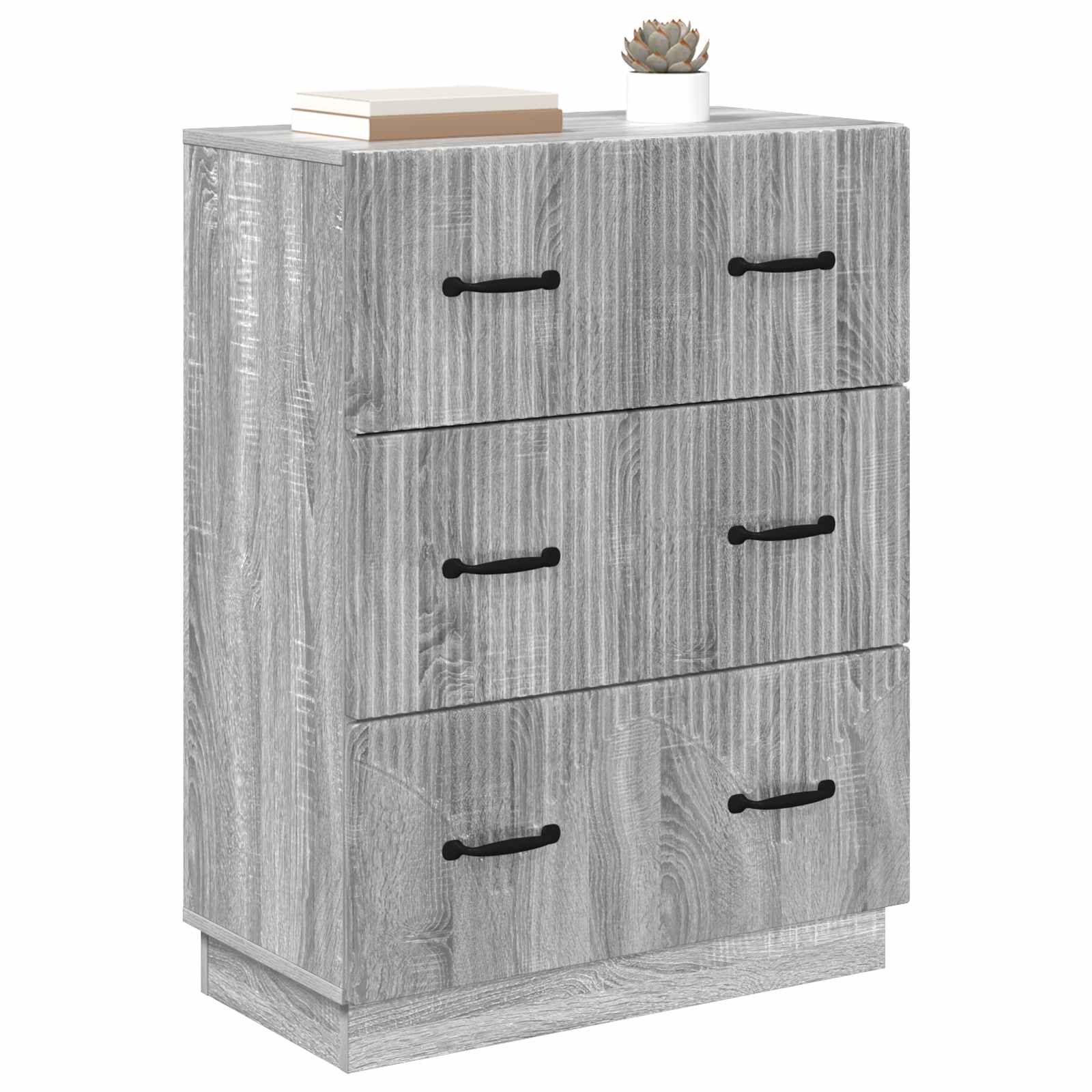 Mobile con Cassetti Grigio Sonoma 66 x 34,5 x 87 cm | homemem39