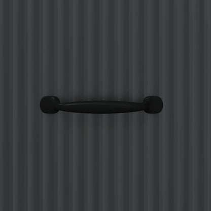 Mobile con Cassetti Nero 33 x 34,5 x 87 cm Legno ingegnerizzato