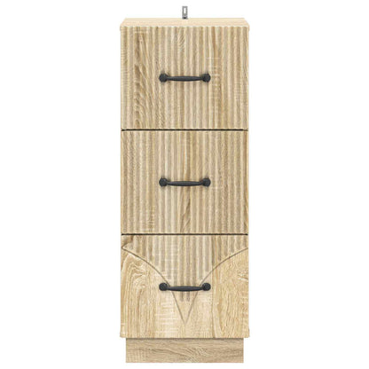 Mobile con Cassetti Rovere Sonoma 33 x 34,5 x 87 cm | homemem39