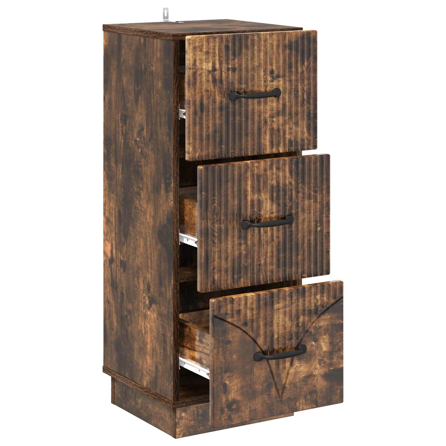 Mobile con Cassetti Rovere Fumo 33 x 34,5 x 87 cm | homemem39