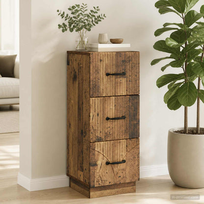 Mobile con Cassetti Legno antico 33 x 34,5 x 87 cm