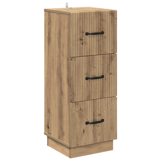 Mobile con Cassetti Rovere Artigianale 33 x 34,5 x 87 cm | homemem39