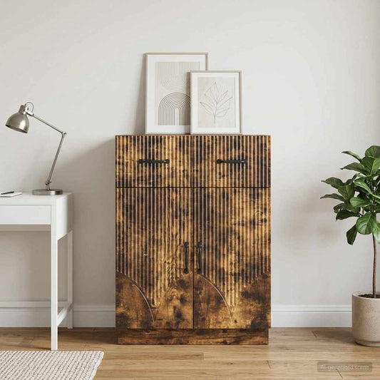 Credenza Rovere Fumo 66 x 34,5 x 87 cm Legno ingegnerizzato | homemem39