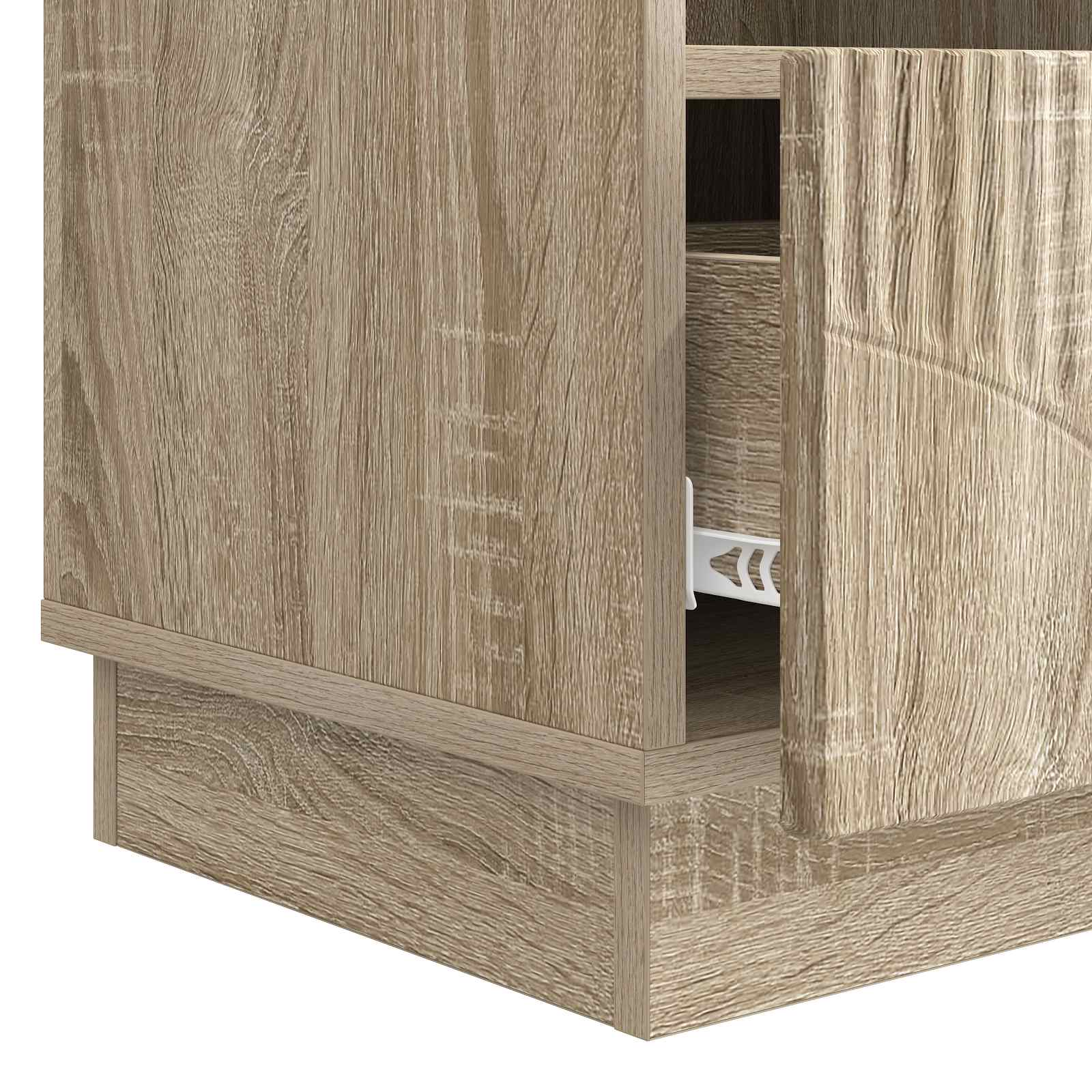 Mobile TV Rovere Sonoma 102 x 34,5 x 47 cm Legno ingegnerizzato | homemem39