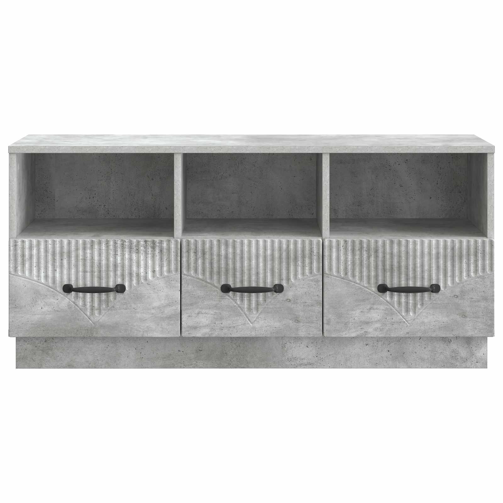 Mobile TV con cassetto Grigio Cemento 102 x 34,5 x 47 cm | homemem39