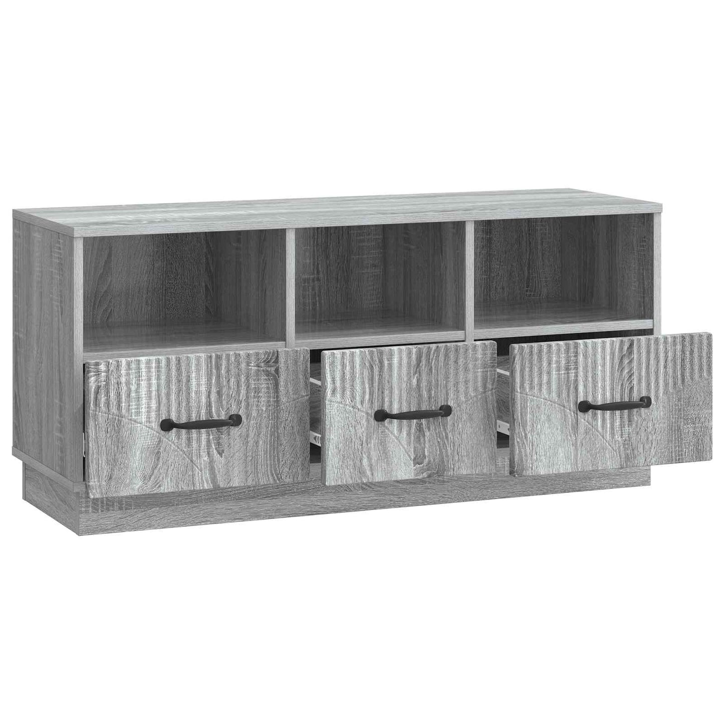 Mobile TV Grigio Sonoma 102 x 34,5 x 47 cm Legno ingegnerizzato | homemem39