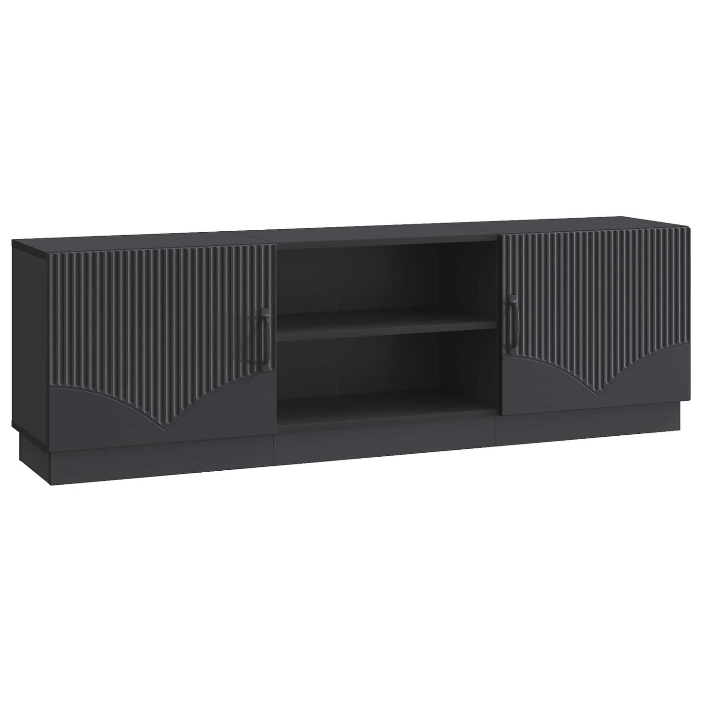 Mobile TV Nero 150 x 31 x 47 cm Legno ingegnerizzato