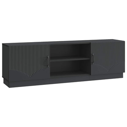 Mobile TV Nero 150 x 31 x 47 cm Legno ingegnerizzato