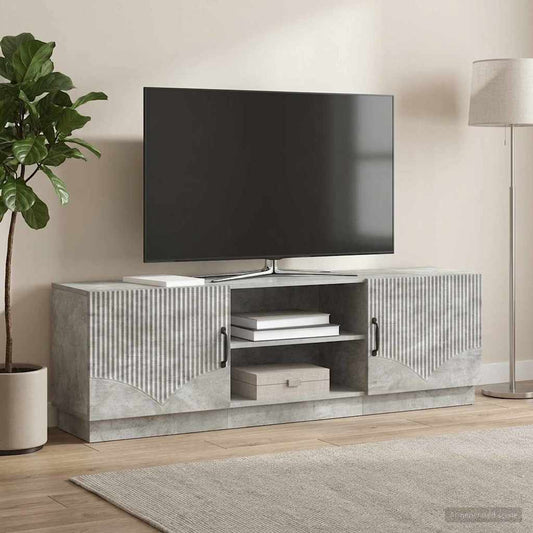 Mobile TV Grigio Cemento 150 x 31 x 47 cm Legno ingegnerizzato