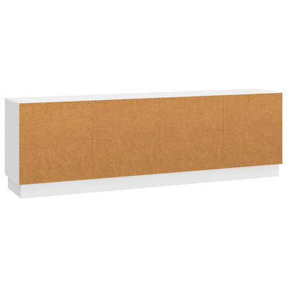 Mobile TV Bianco Lucido 150 x 31 x 47 cm Legno ingegnerizzato