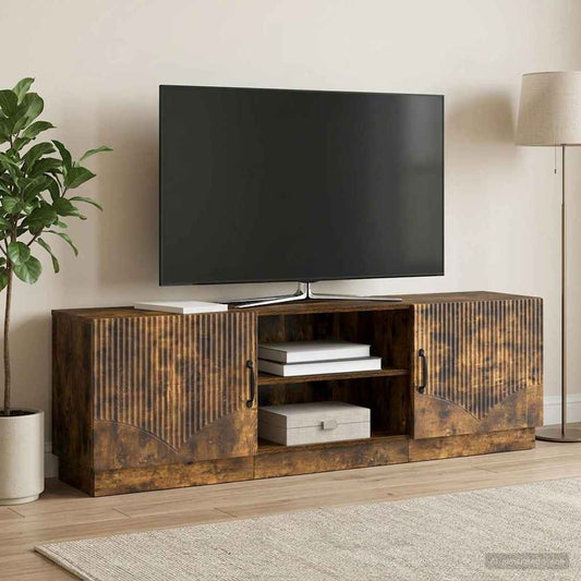Mobile TV Rovere Fumo 150 x 31 x 47 cm Legno ingegnerizzato