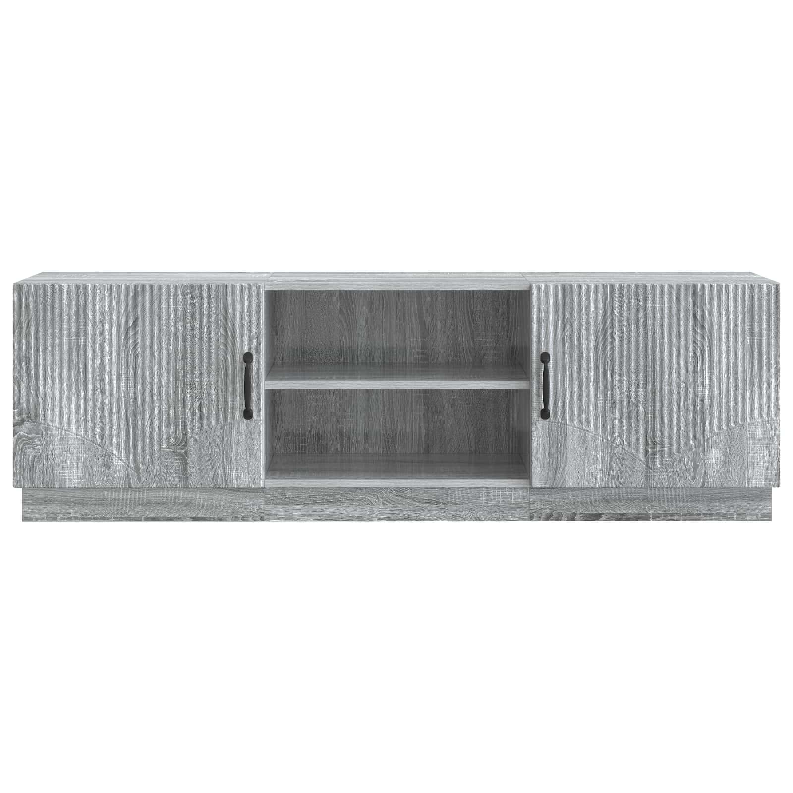 Mobile TV Grigio Sonoma 150 x 31 x 47 cm Legno ingegnerizzato | homemem39