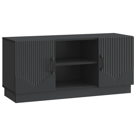 Mobile TV Nero 102 x 34,5 x 47 cm Legno ingegnerizzato