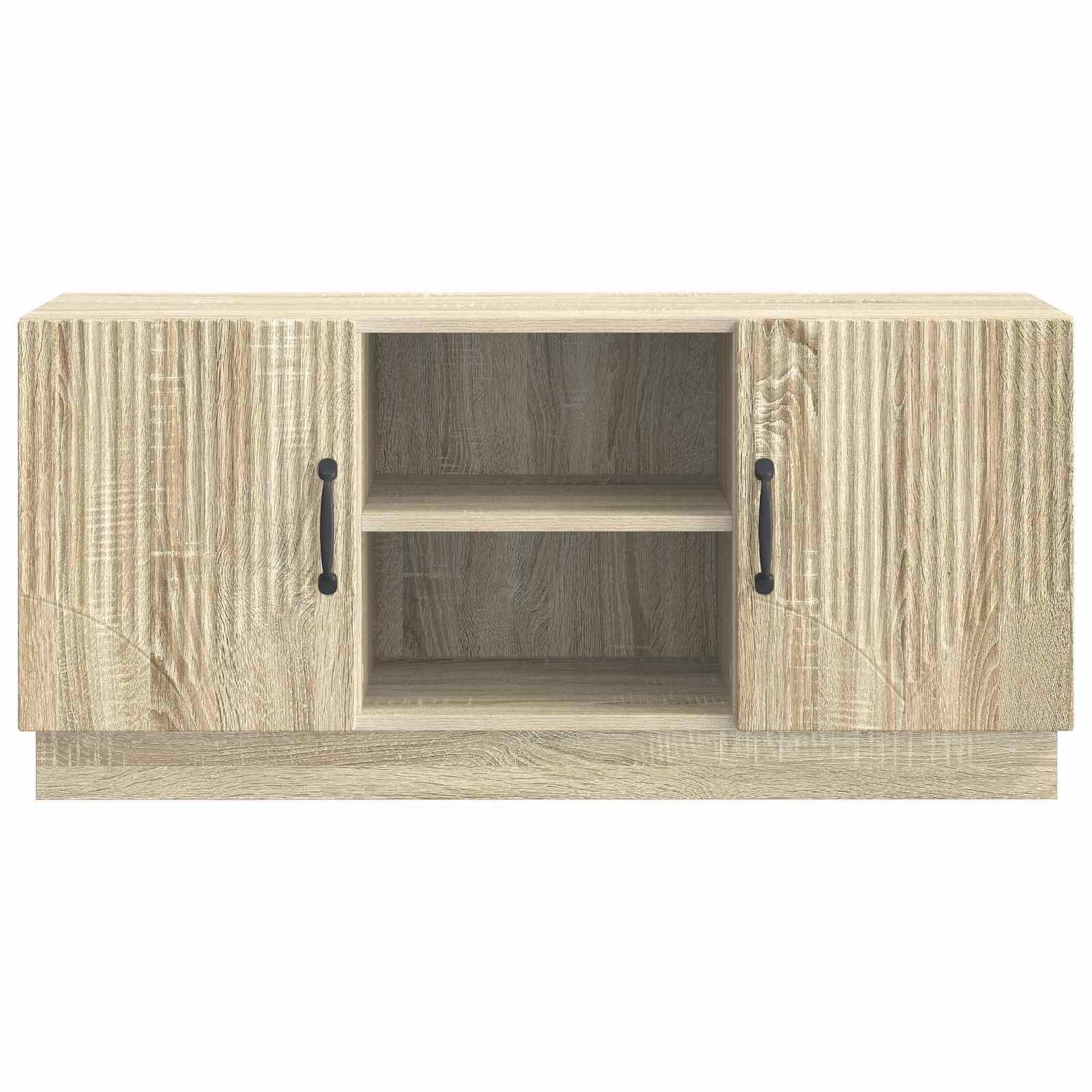 Mobile TV Rovere Sonoma 102 x 34,5 x 47 cm Legno ingegnerizzato | homemem39