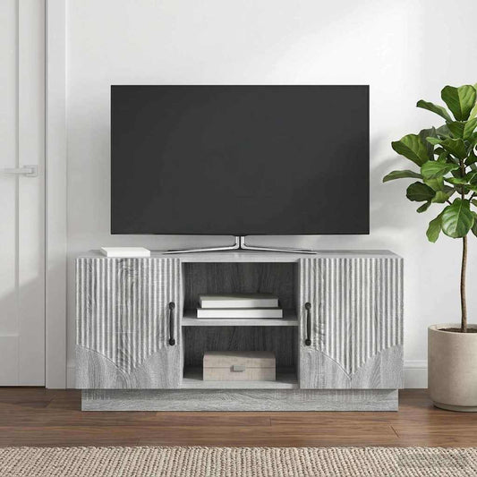 Mobile TV 102 x 34,5 x 47 cm Grigio Sonoma Legno ingegnerizzato