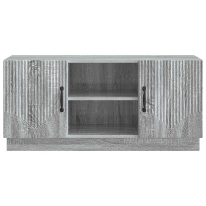 Mobile TV Grigio Sonoma 102 x 34,5 x 47 cm Legno ingegnerizzato | homemem39