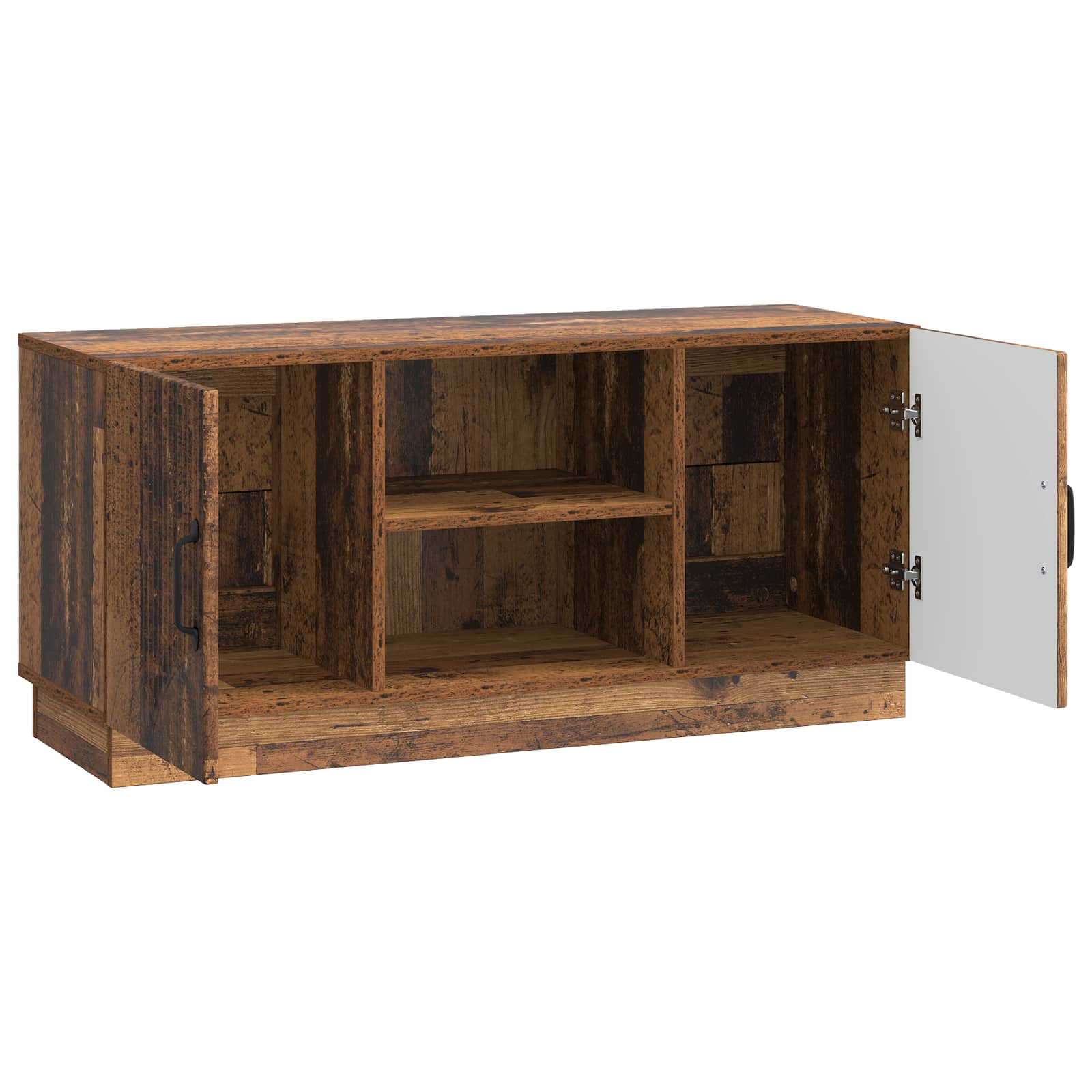 Mobile TV Legno antico 102 x 34,5 x 47 cm Legno ingegnerizzato | homemem39