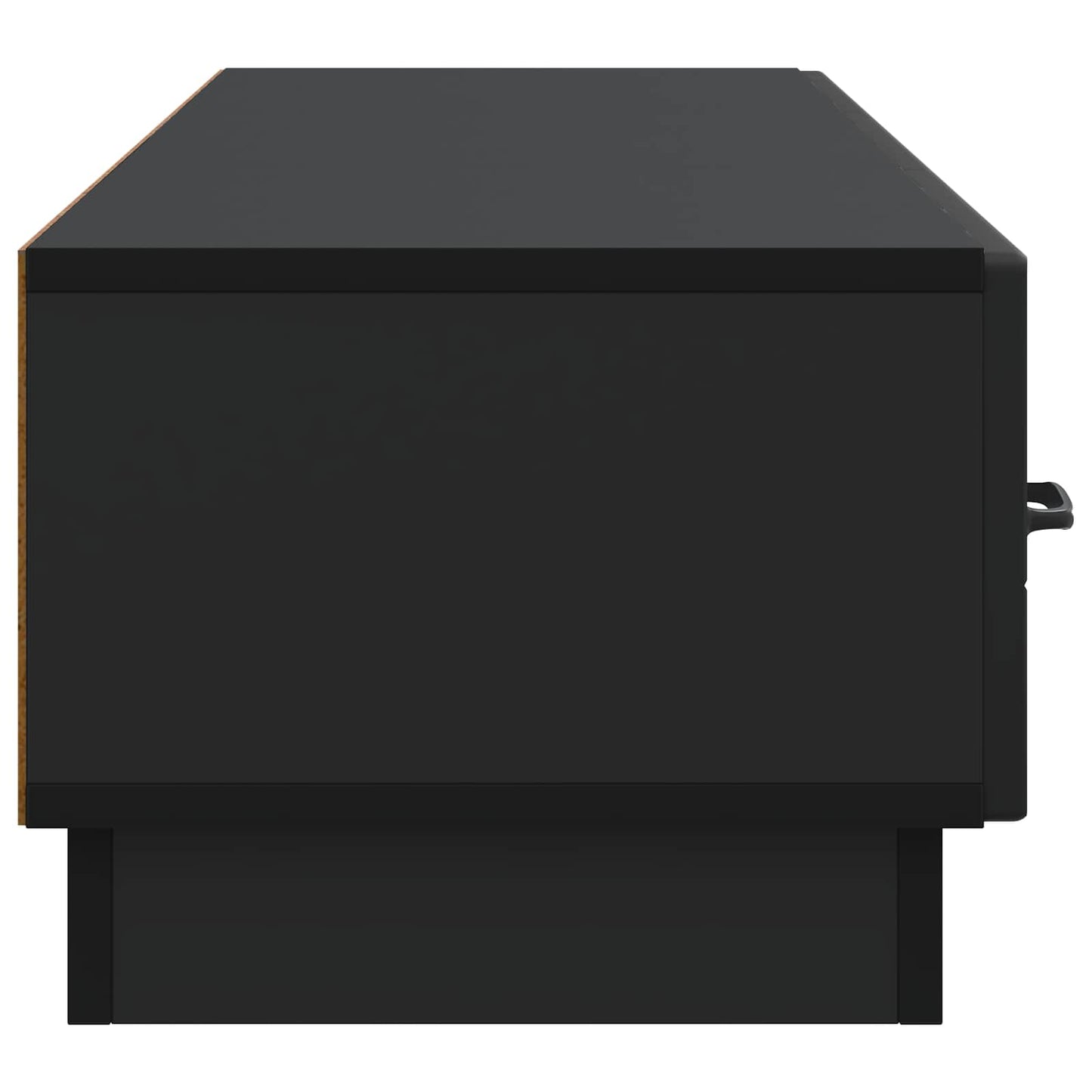 Mobile TV Nero 147 x 34,5 x 27 cm Legno ingegnerizzato | homemem39