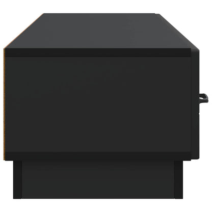 Mobile TV Nero 147 x 34,5 x 27 cm Legno ingegnerizzato