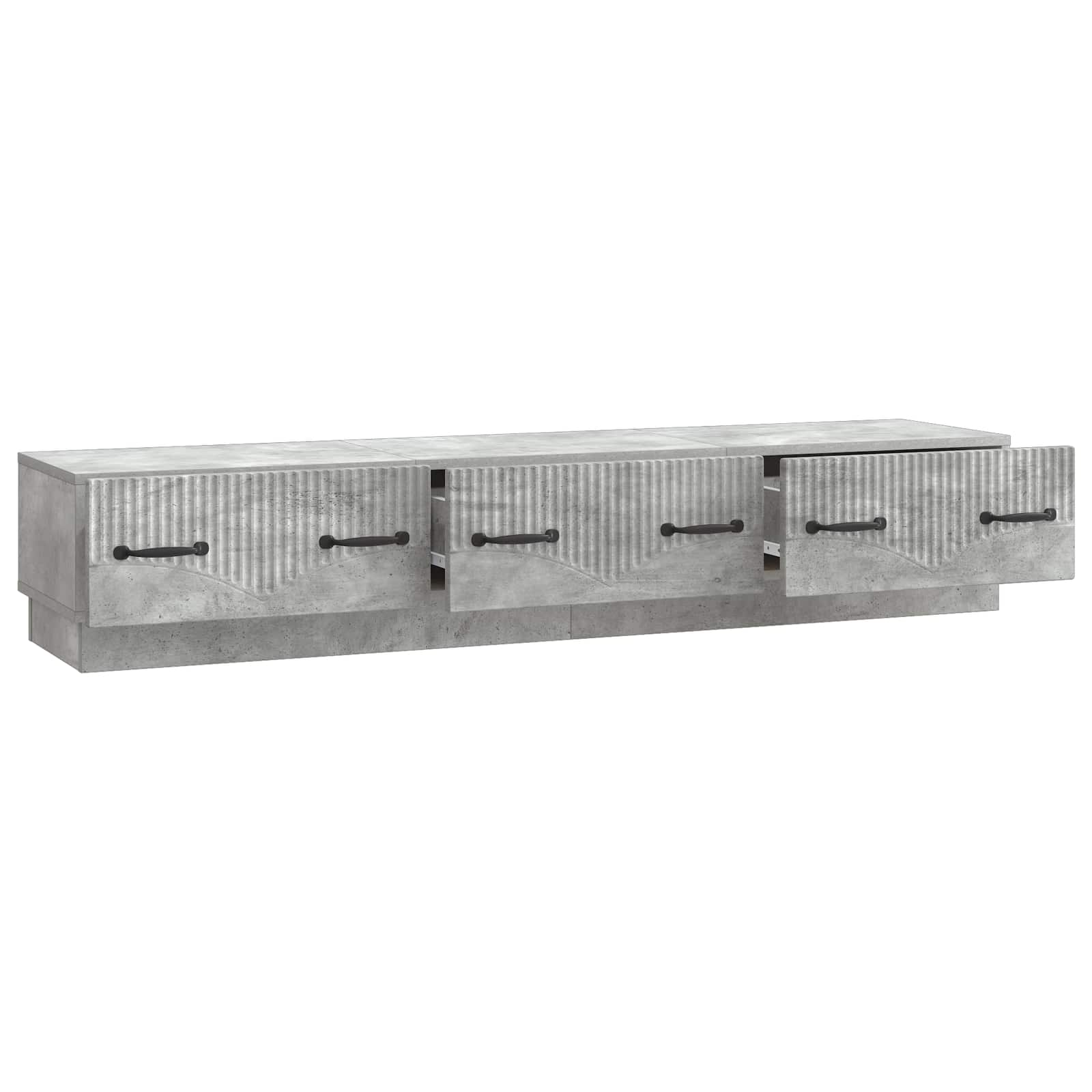 Mobile TV con cassetto Grigio Cemento 147 x 34,5 x 27 cm | homemem39