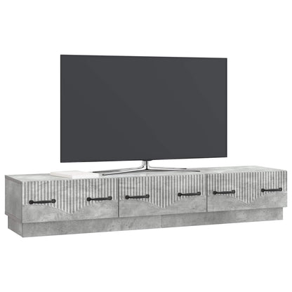 Mobile TV con cassetto Grigio Cemento 147 x 34,5 x 27 cm | homemem39