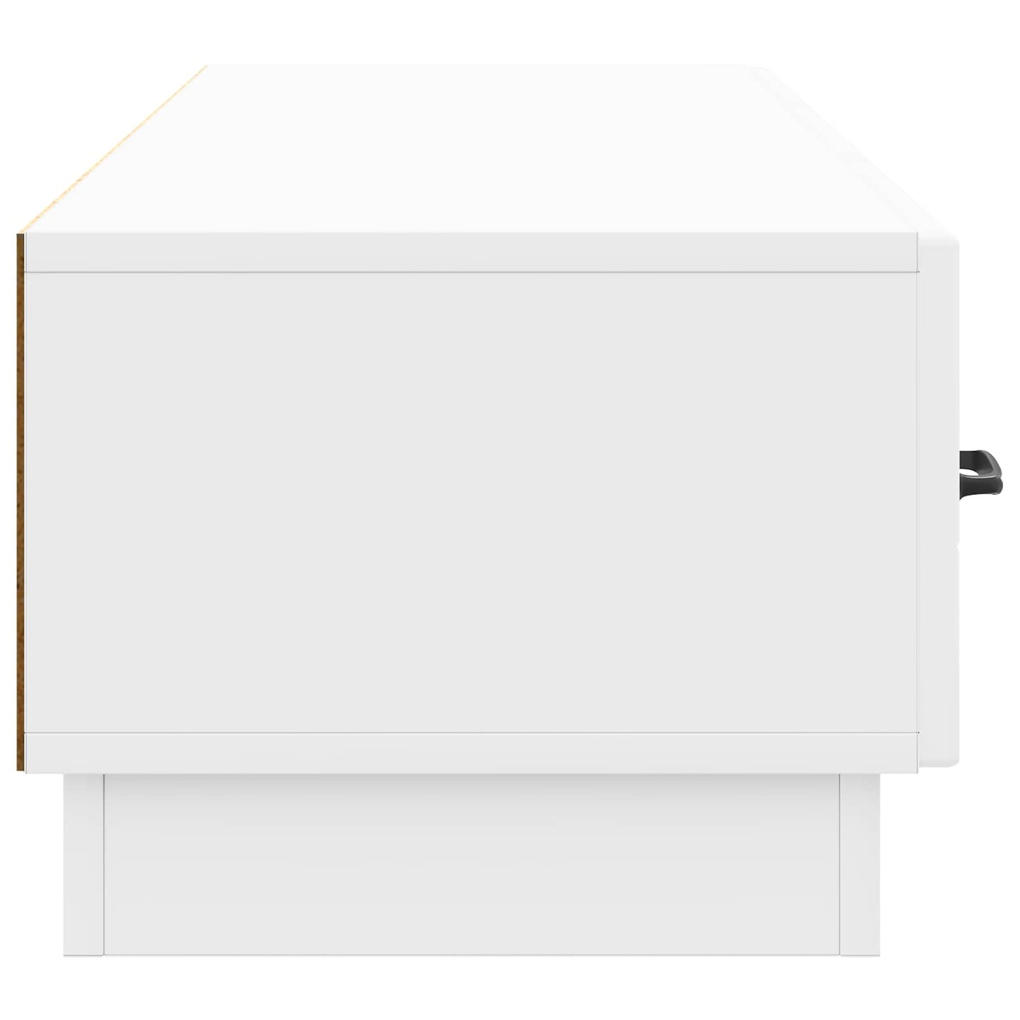 Mobile TV Bianco Lucido 147 x 34,5 x 27 cm Legno ingegnerizzato | homemem39