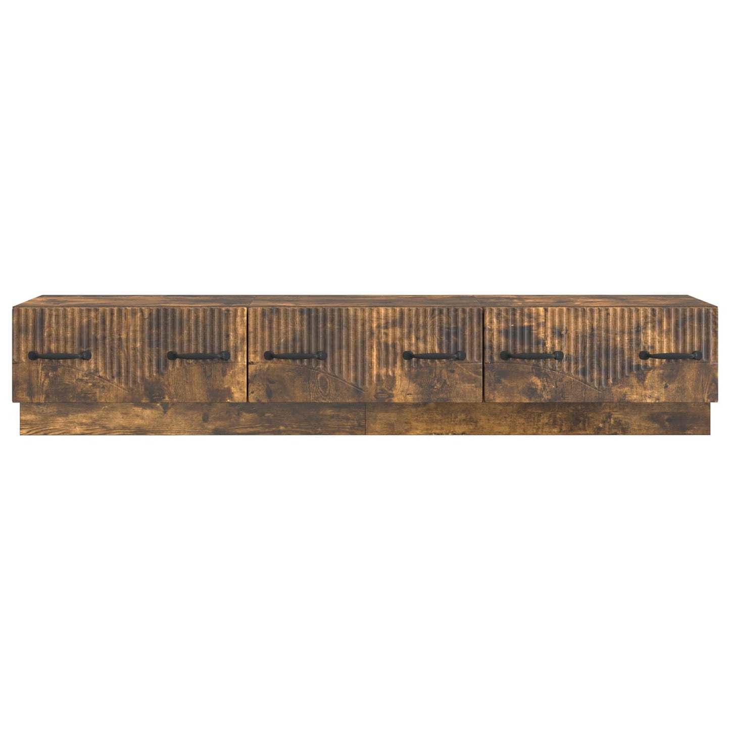 Mobile TV Rovere Fumo 147 x 34,5 x 27 cm Legno ingegnerizzato | homemem39