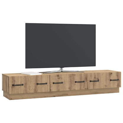 Mobile TV con cassetto Rovere Artigianale 147 x 34,5 x 27 cm | homemem39