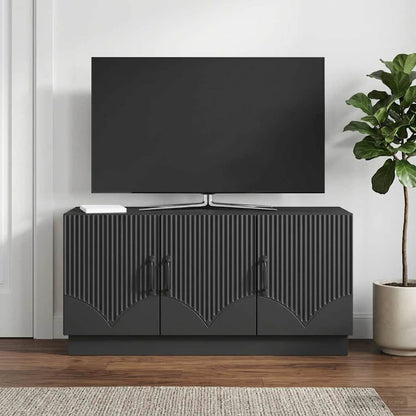 Mobile TV Nero 99 x 34,5 x 47 cm Legno ingegnerizzato