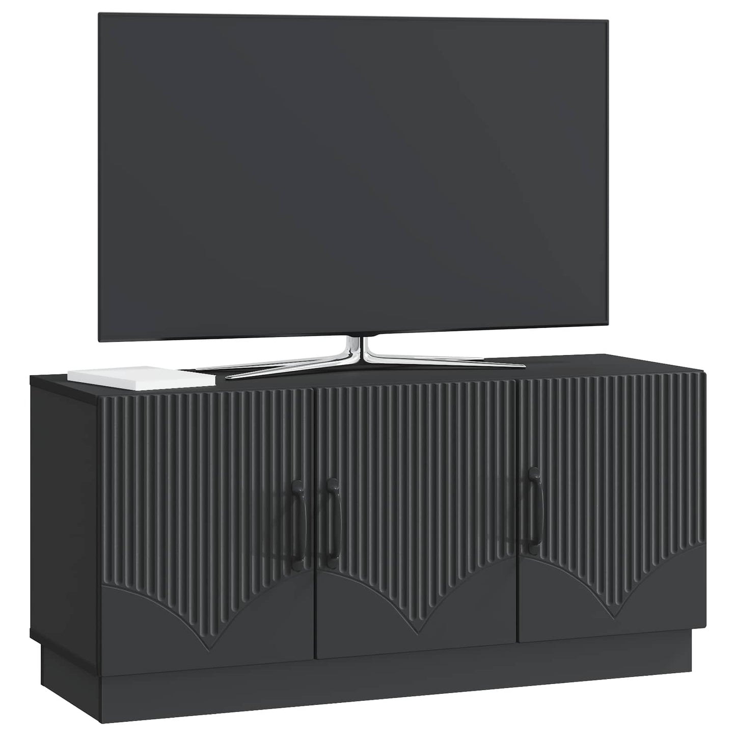 Mobile TV Nero 99 x 34,5 x 47 cm Legno ingegnerizzato | homemem39