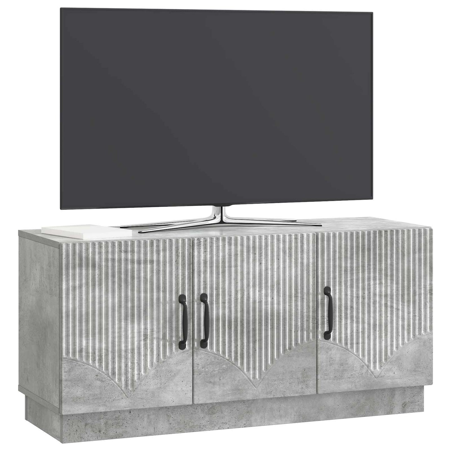 Mobile TV Grigio Cemento 99 x 34,5 x 47 cm Legno ingegnerizzato | homemem39