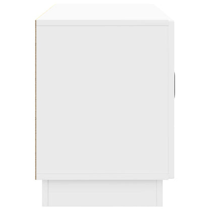 Mobile TV Bianco Lucido 99 x 34,5 x 47 cm Legno ingegnerizzato