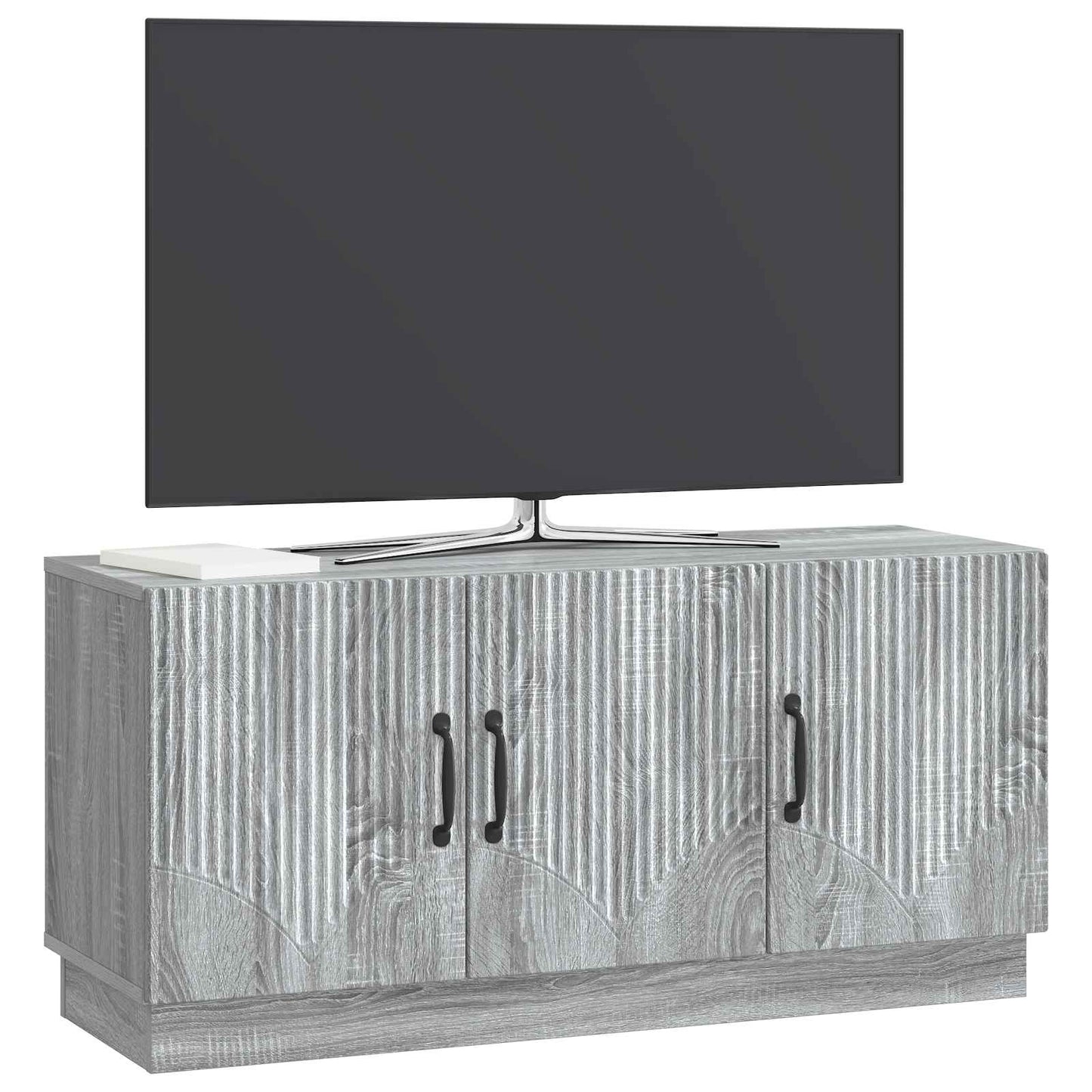 Mobile TV Grigio Sonoma 99 x 34,5 x 47 cm Legno ingegnerizzato | homemem39