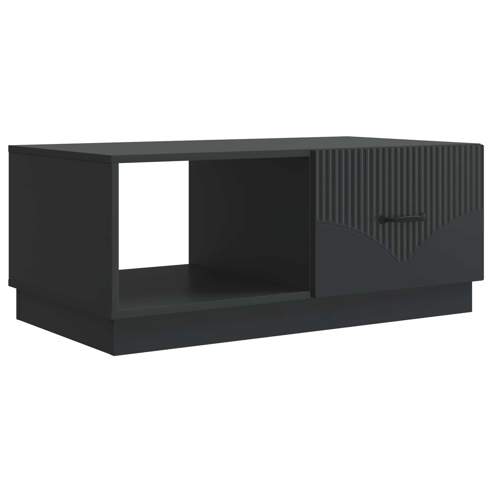 Tavolino da salotto Nero 90 x 50 x 37 cm Legno ingegnerizzato | homemem39