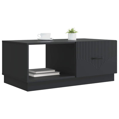 Tavolino da salotto Nero 90 x 50 x 37 cm Legno ingegnerizzato | homemem39