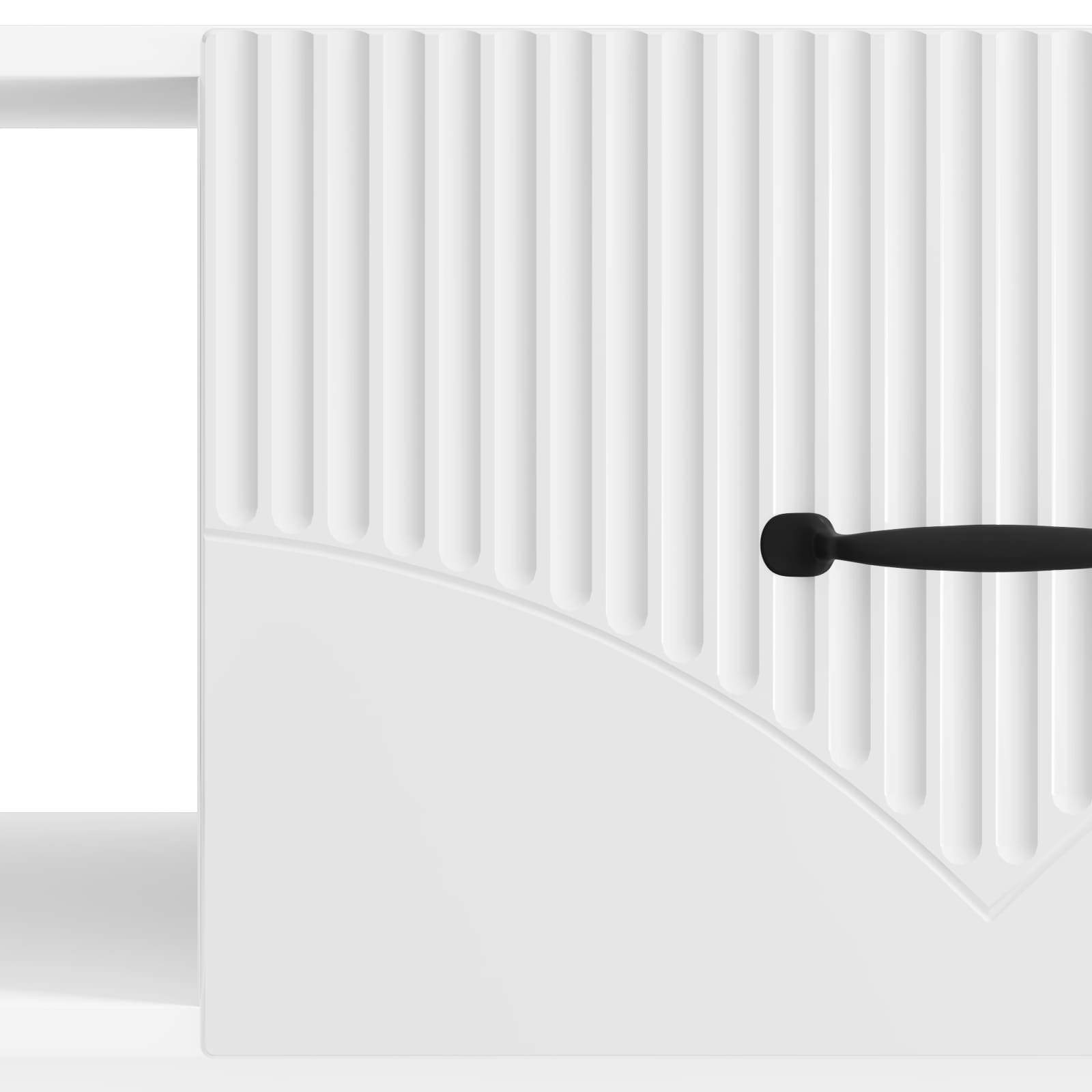 Tavolino da salotto Bianco Lucido 90 x 50 x 37 cm | homemem39
