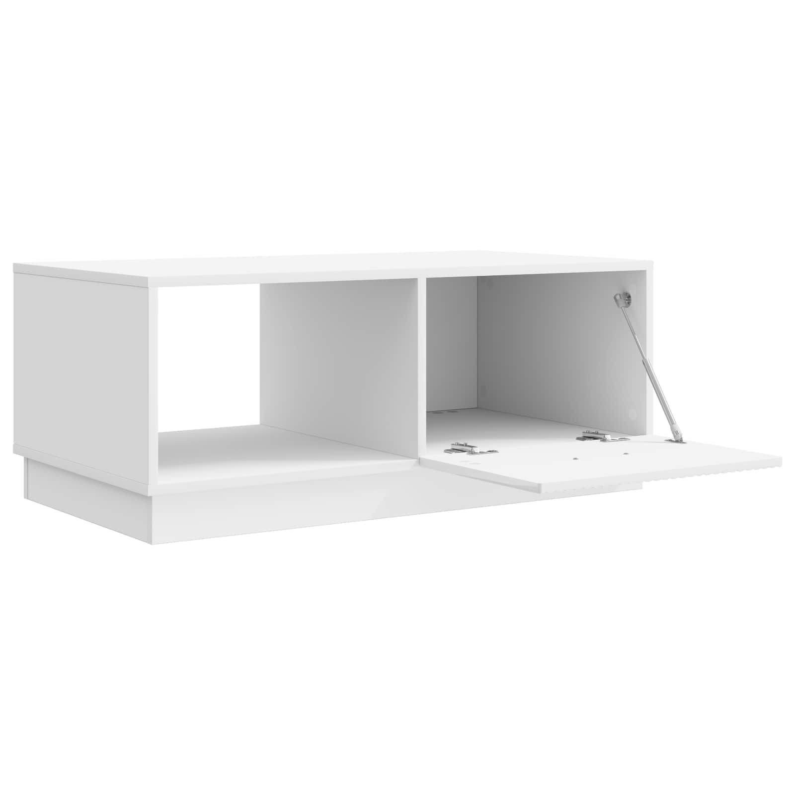 Tavolino da salotto Bianco Lucido 90 x 50 x 37 cm | homemem39