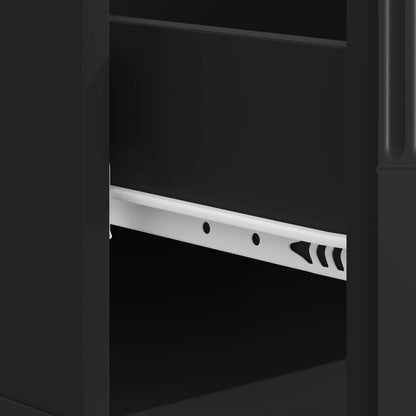 Tavolino da salotto Nero 49 x 50 x 37 cm Legno ingegnerizzato | homemem39