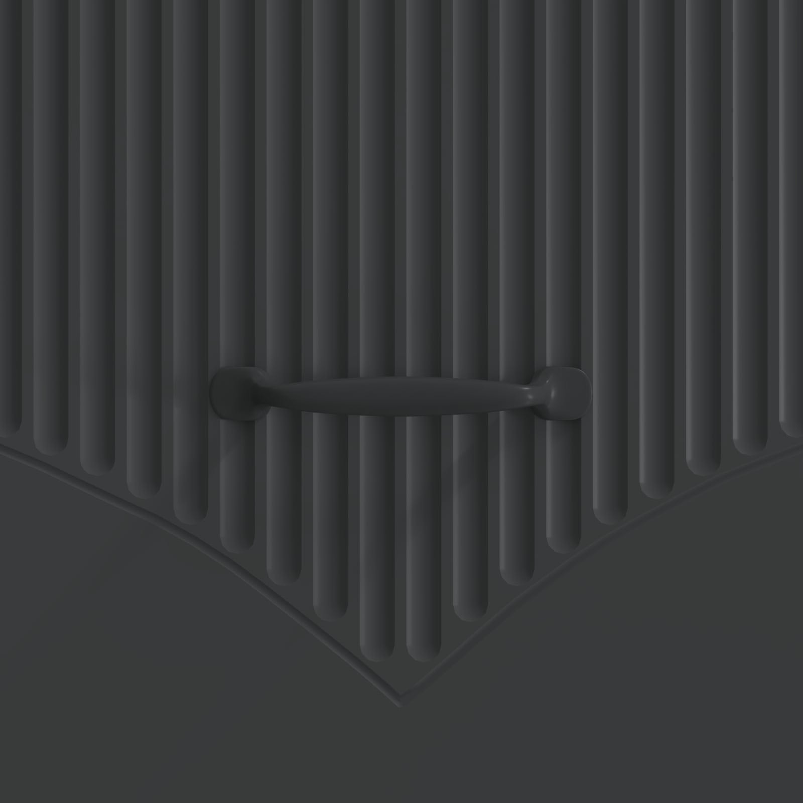 Tavolino da salotto Nero 49 x 50 x 37 cm Legno ingegnerizzato | homemem39