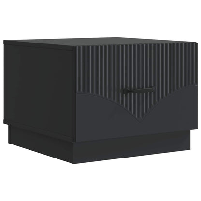 Tavolino da salotto Nero 49 x 50 x 37 cm Legno ingegnerizzato | homemem39