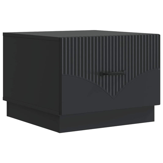 Tavolino da salotto Nero 49 x 50 x 37 cm Legno ingegnerizzato | homemem39