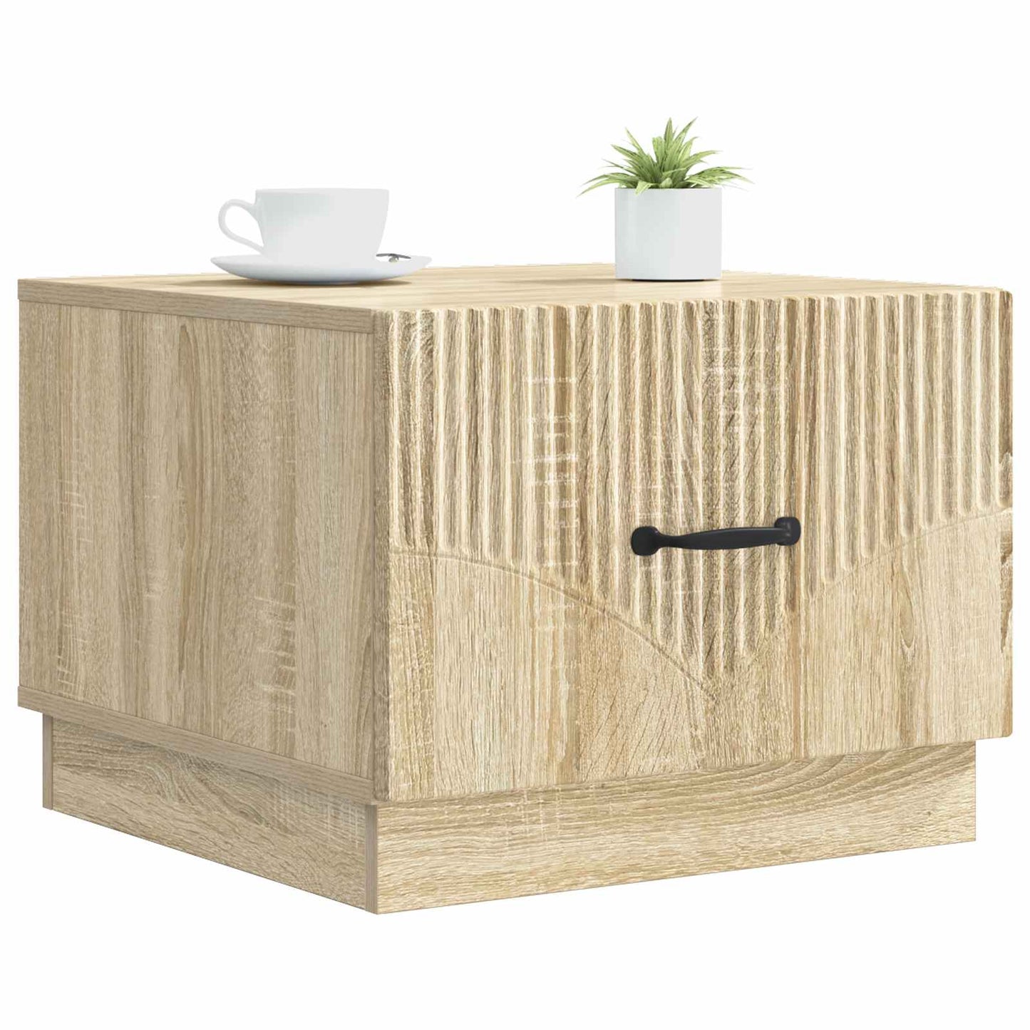 Tavolino da salotto con cassetto Rovere Sonoma 49 x 50 x 37 cm | homemem39