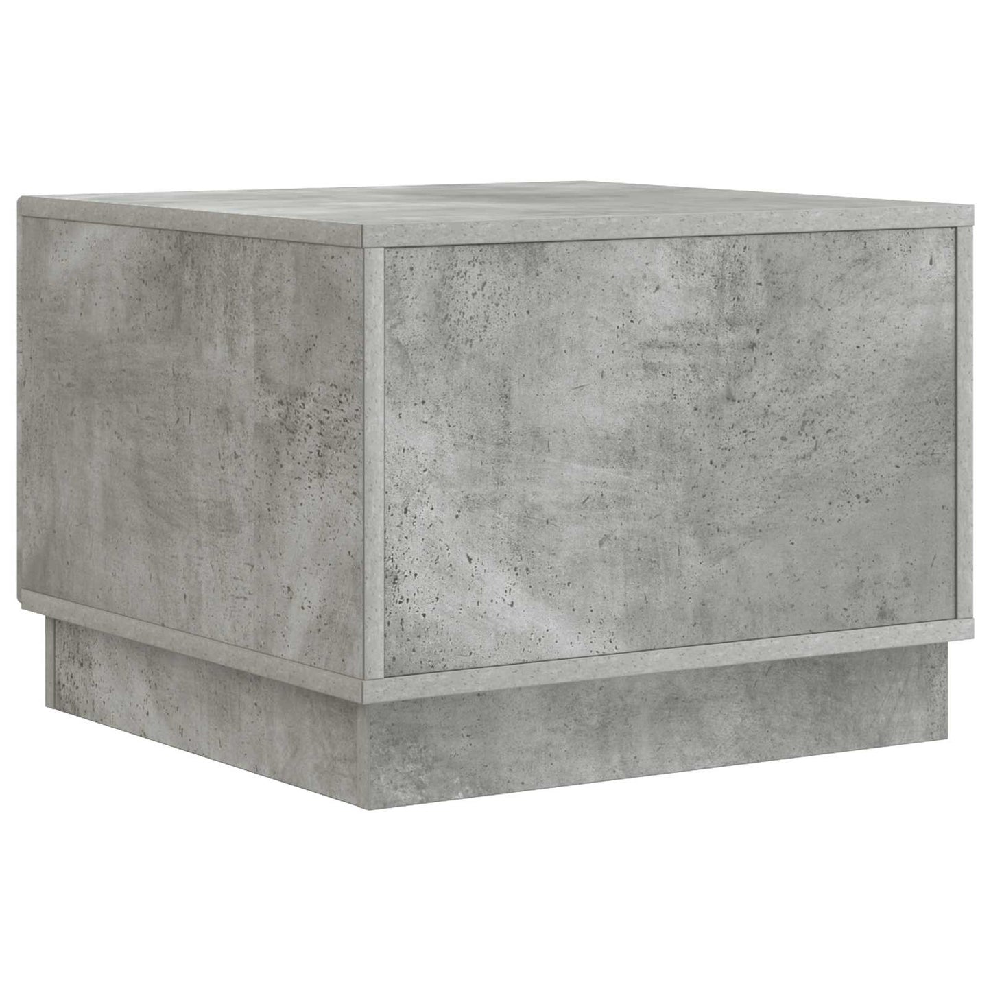 Tavolino da salotto con cassetto Grigio Cemento 49 x 50 x 37 cm | homemem39
