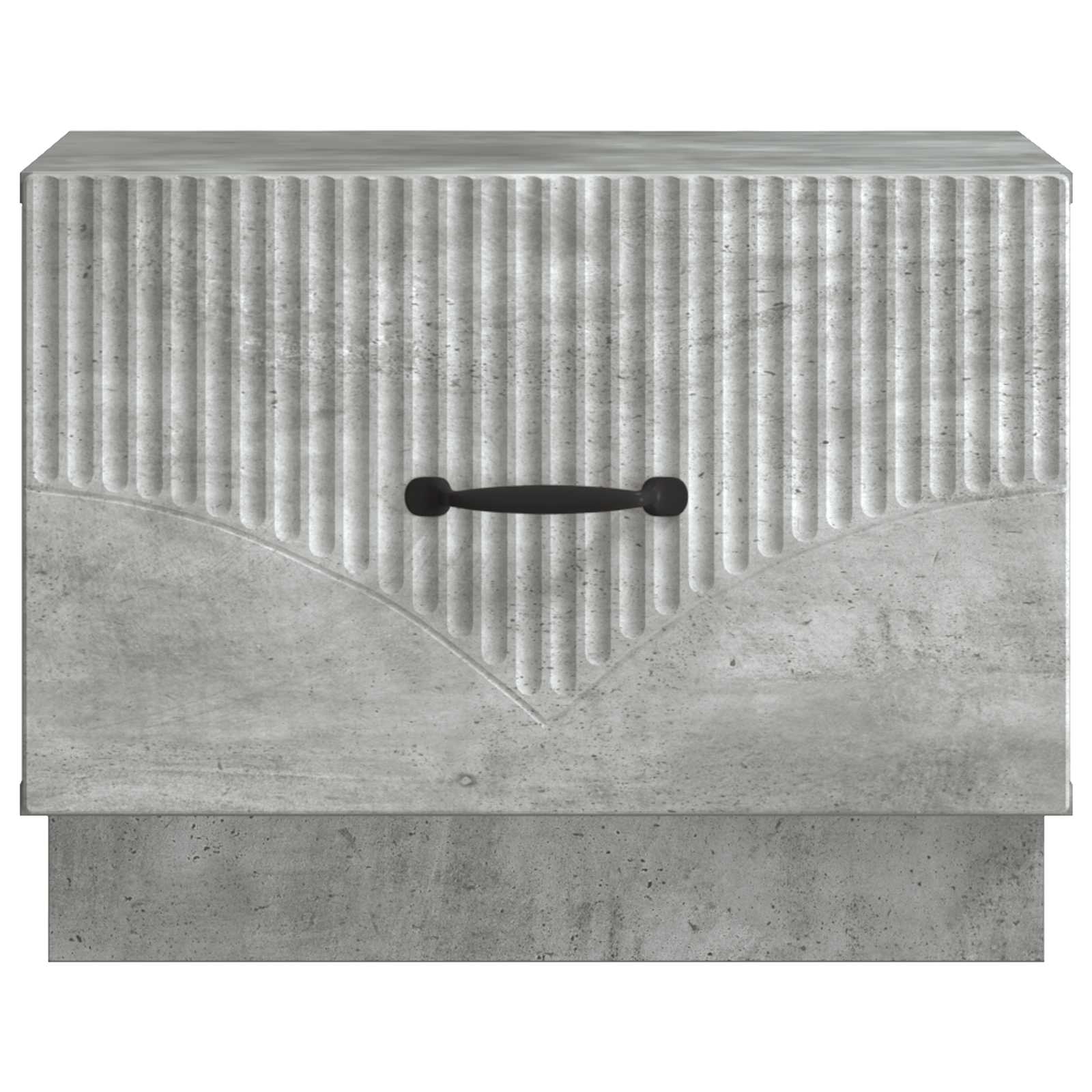 Tavolino da salotto con cassetto Grigio Cemento 49 x 50 x 37 cm | homemem39