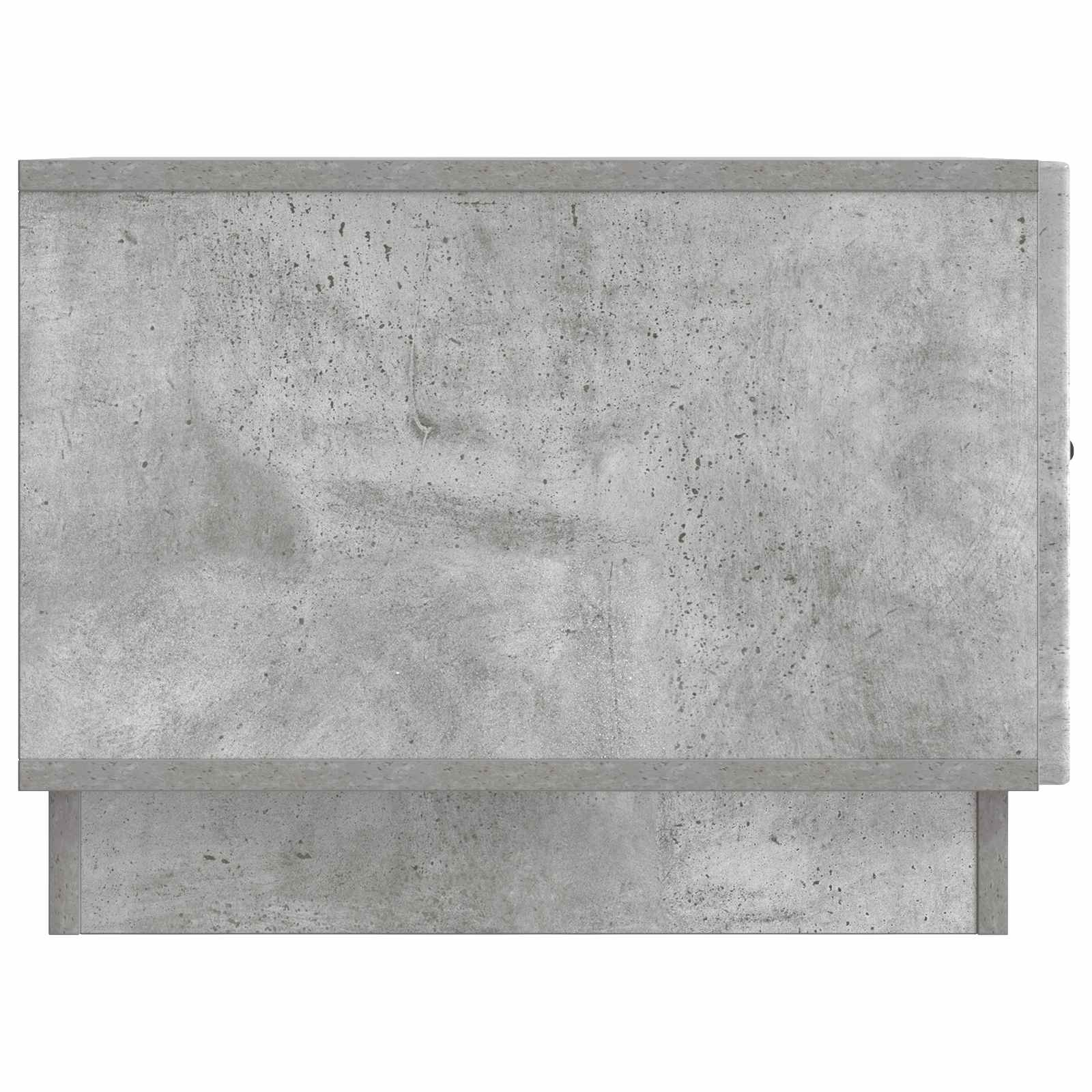 Tavolino da salotto con cassetto Grigio Cemento 49 x 50 x 37 cm | homemem39