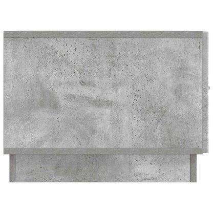 Tavolino da salotto con cassetto Grigio Cemento 49 x 50 x 37 cm | homemem39
