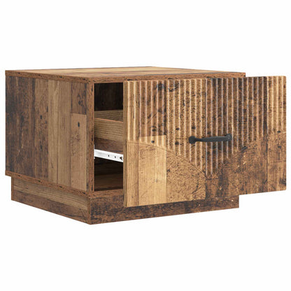 Tavolino da salotto con cassetto Legno antico 49 x 50 x 37 cm | homemem39