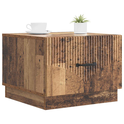 Tavolino da salotto con cassetto Legno antico 49 x 50 x 37 cm | homemem39